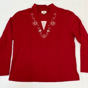 Baxter & Wells Holiday Snowflake Shirt